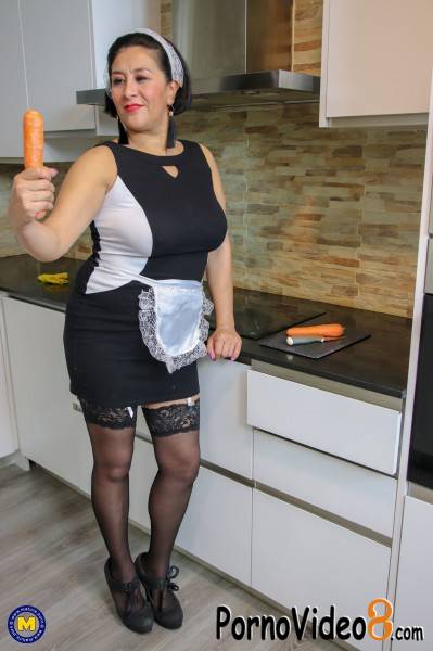 Mature.nl: Linda Porn 42 - Sexy housemaid Linda Porn puts the groceries from her mistress in her vagina (SD/540p/273 MB)