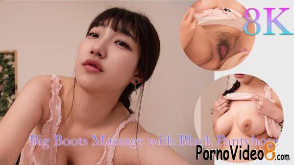 Masami Moto - Big Boots Massage With Black Pantyhose (UltraHD 4K/4096p/2.97 GB)