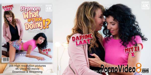 Daphne Laat (36), Mitzi X (19)  - Teeny babe Mitzi X gets seduced into hot lesbian sex by her hot stepmom Daphne Laat (FullHD/1080p/810 MB)